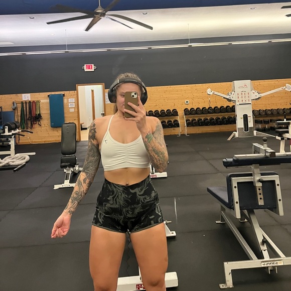 Two gymshark power compression shorts - Picture 2 of 4